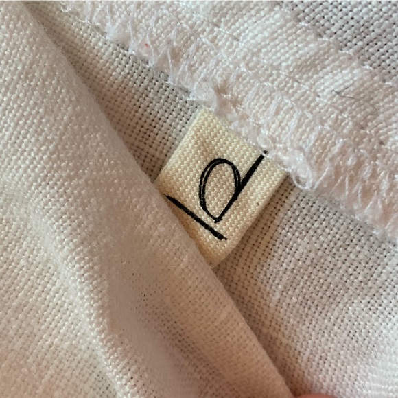 EUC Della Pants - Dallas Daws, white linen trousers pants, extra large, like new - Picture 5 of 13